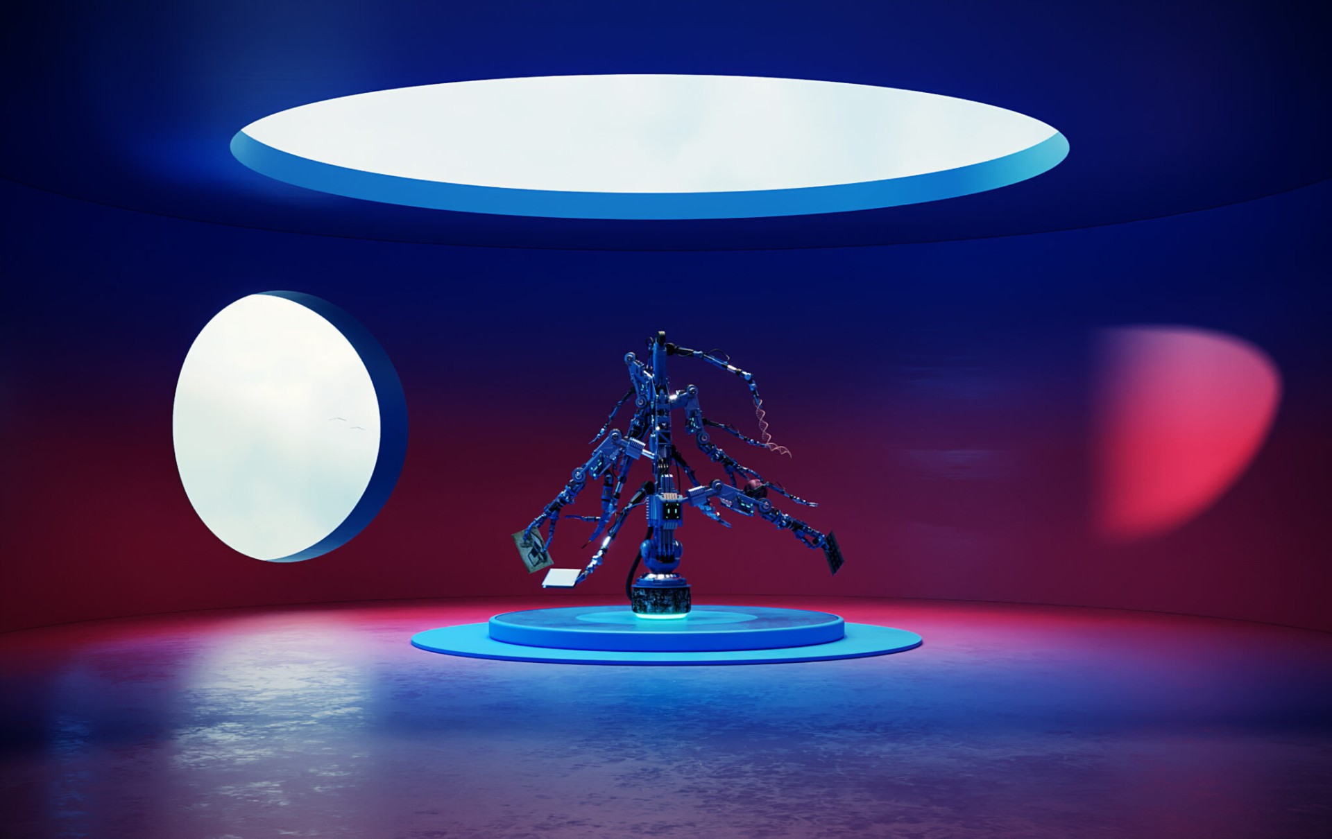Albero robotico — still dal video