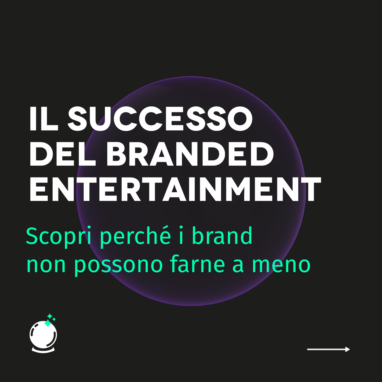 Slide 1 β Il successo del Branded Entertainment