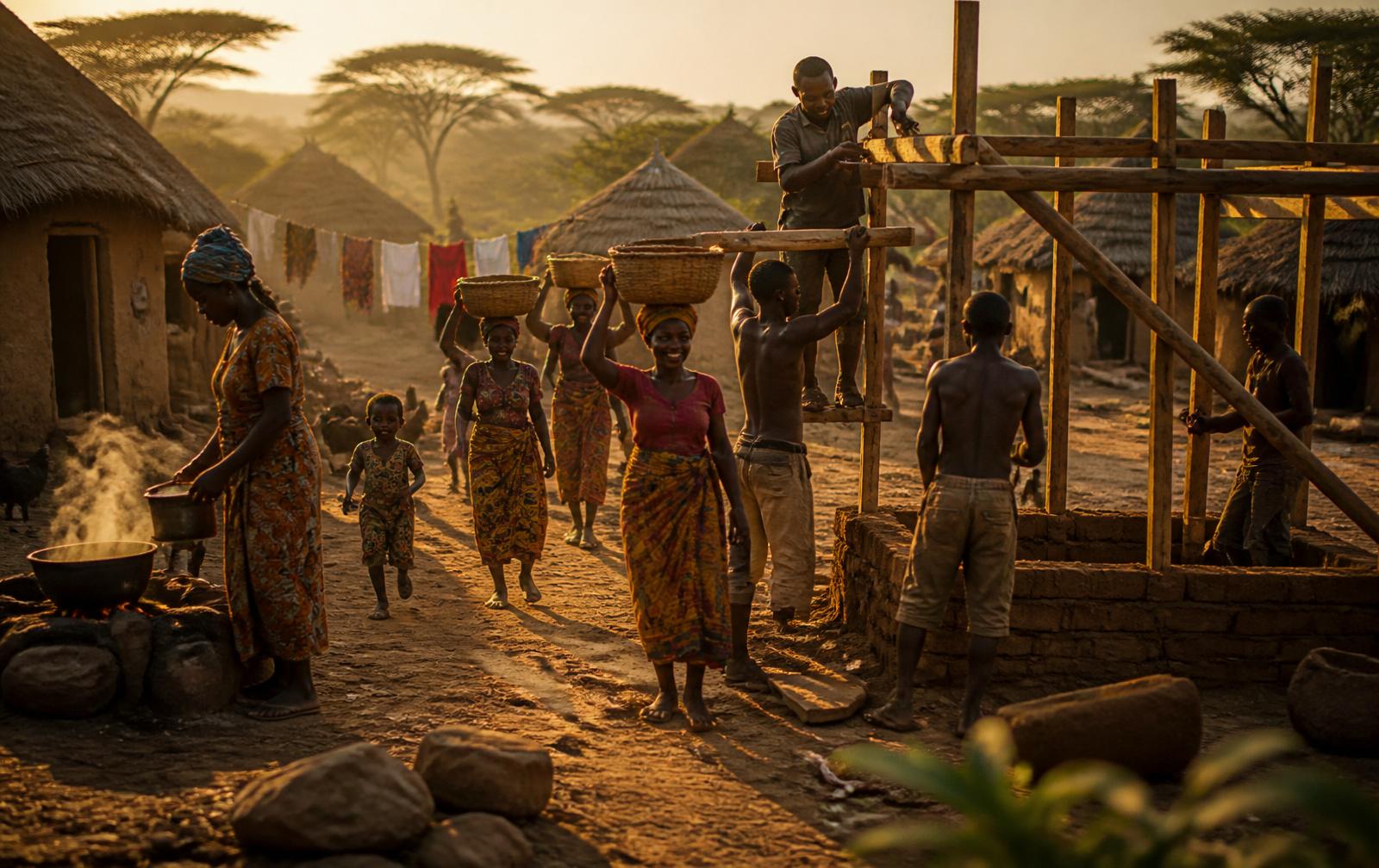 Progetto villaggio in Africa