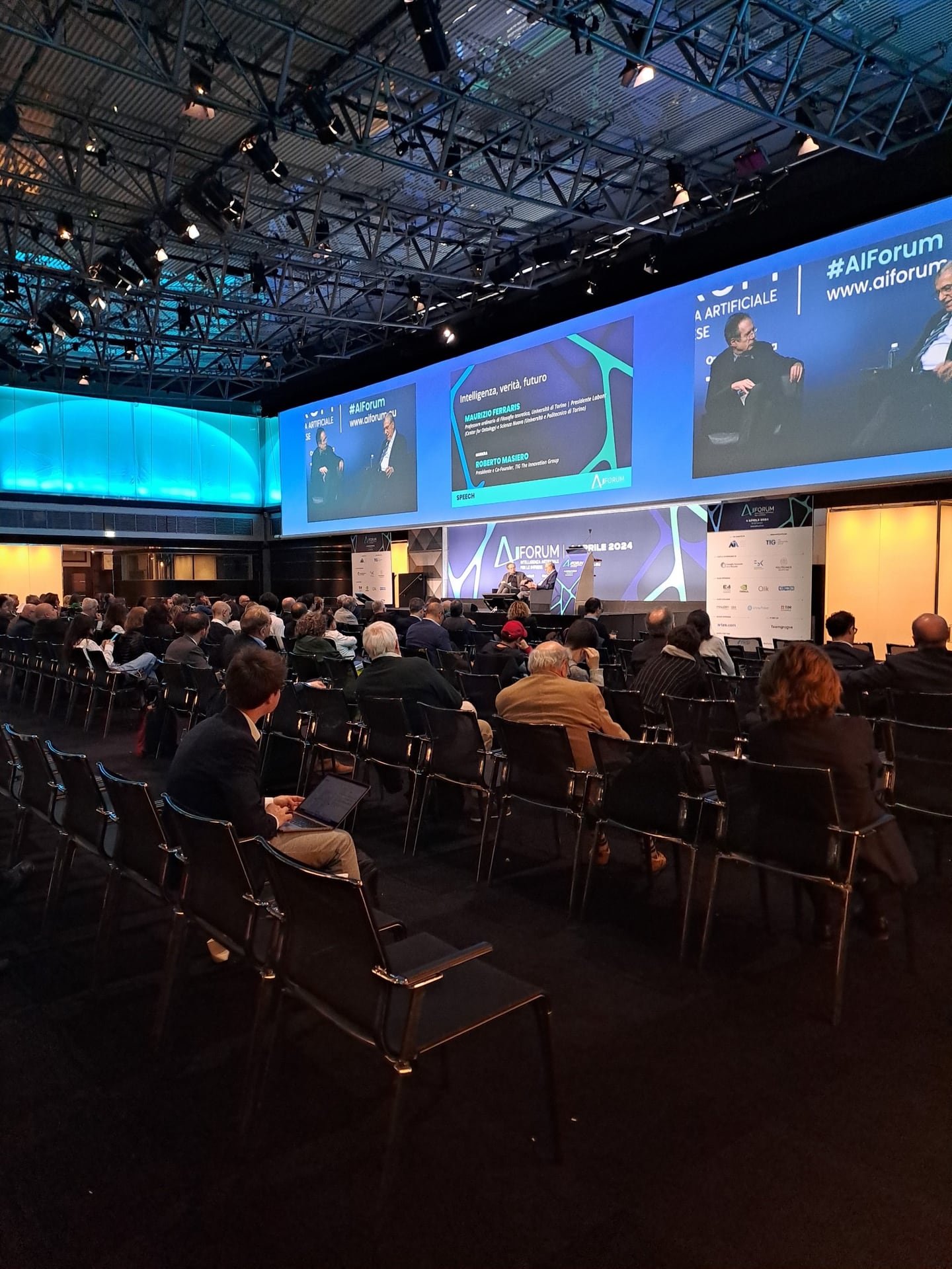 The stage at AI Forum 2024